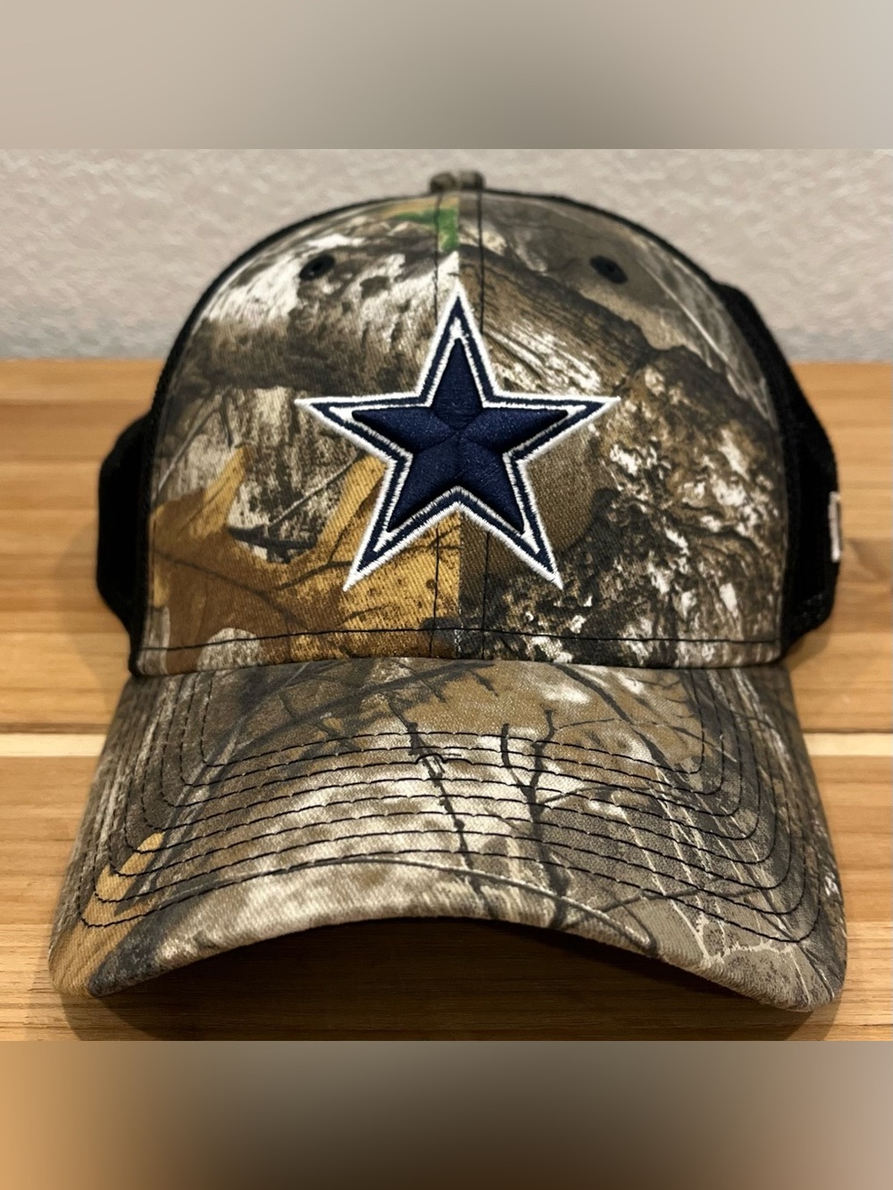 Camo Dallas Cowboys Black Mesh Hat